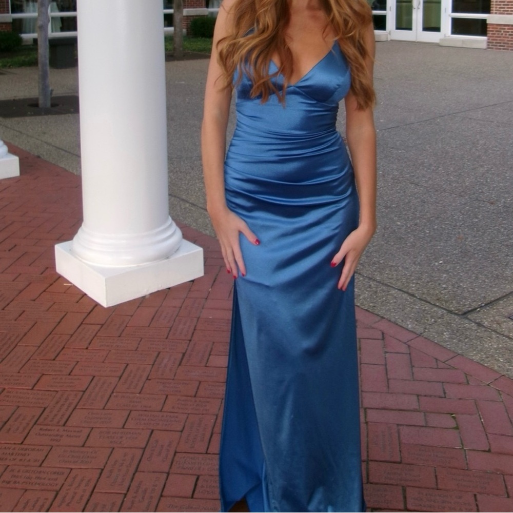 B Darlin Blue Dress